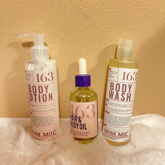 MIIM MIIC 163 compound of gelato gourmand body wash body lotion hair&body oil